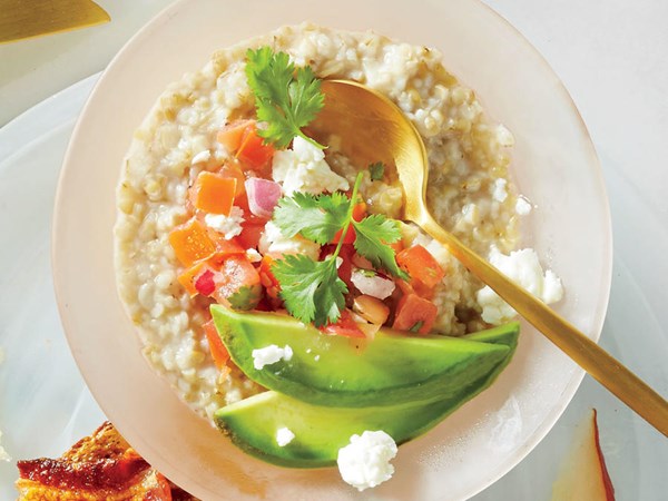 Avo-pico oatmeal
