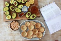 Avocado & coconut tartlets