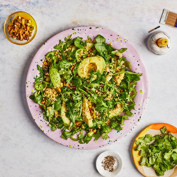 Avocado and bulgur salad