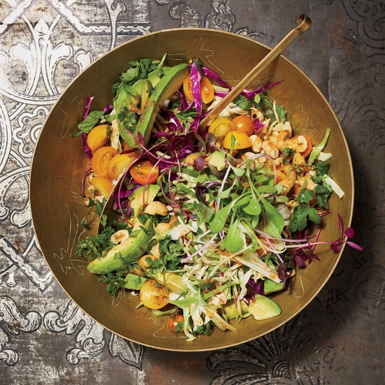 Avocado-and-cabbage slaw