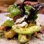 Avocado and orange salad with honey and ginger dressing