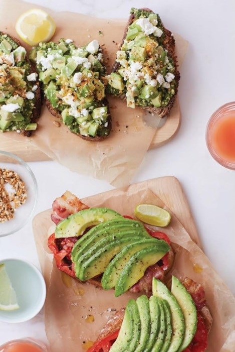 Avocado, bacon & tomato sourdough
