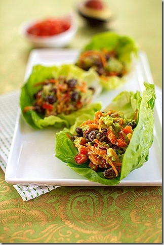 Avocado black bean breakfast scramble