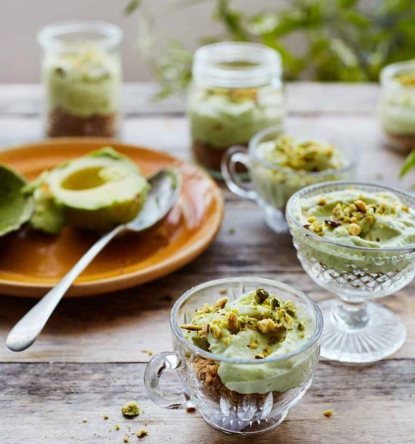 Avocado 'cheesecakes'