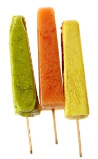 Avocado-cilantro popsicles