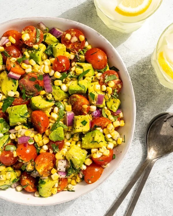Avocado-corn salad