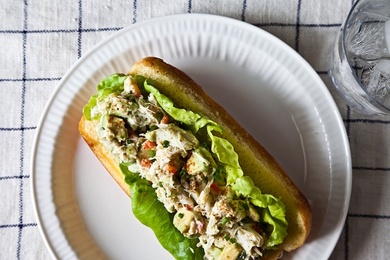 Avocado crab rolls