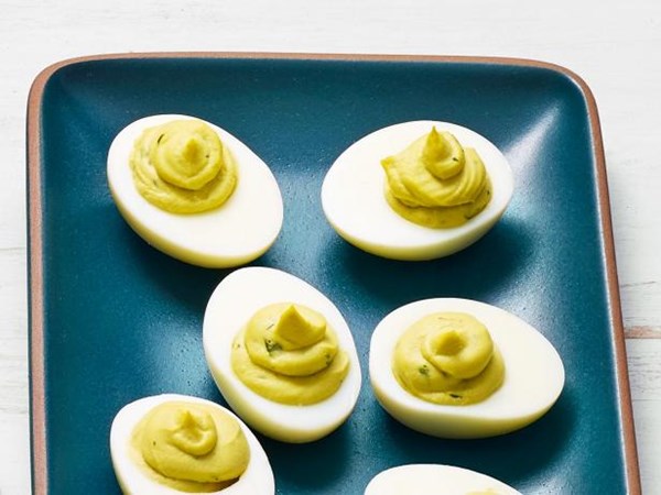 Avocado deviled eggs