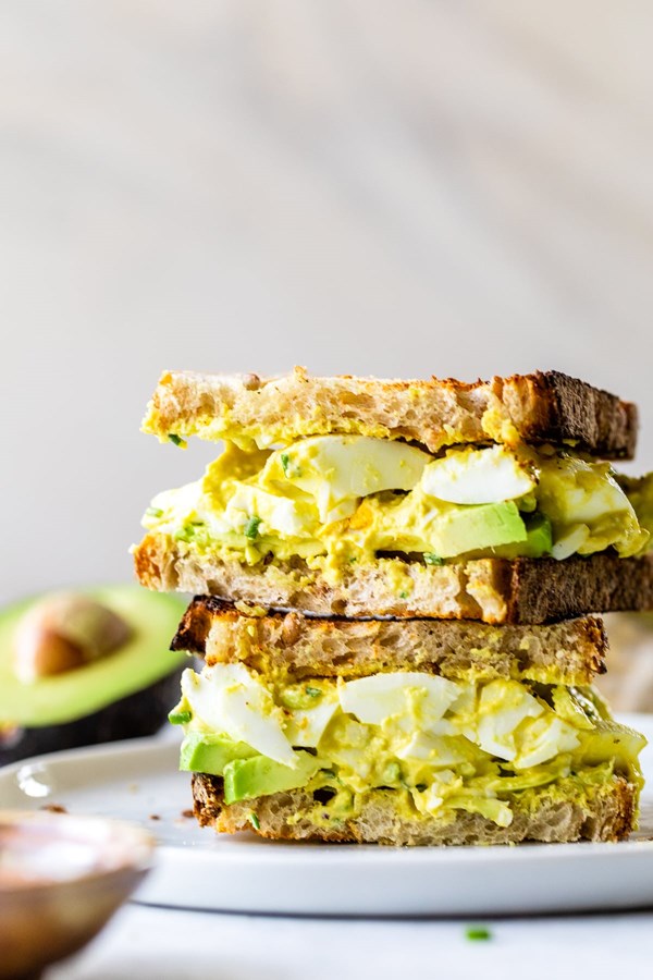 Avocado egg salad