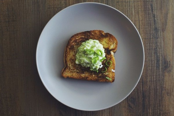 Avocado-egg(white) salad