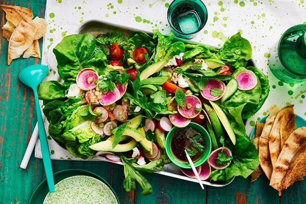 Avocado fattoush