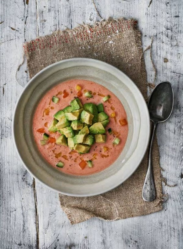 Avocado gazpacho