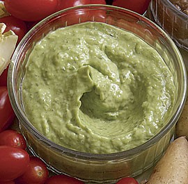 Avocado green goddess dip