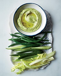 Avocado-hummus dip