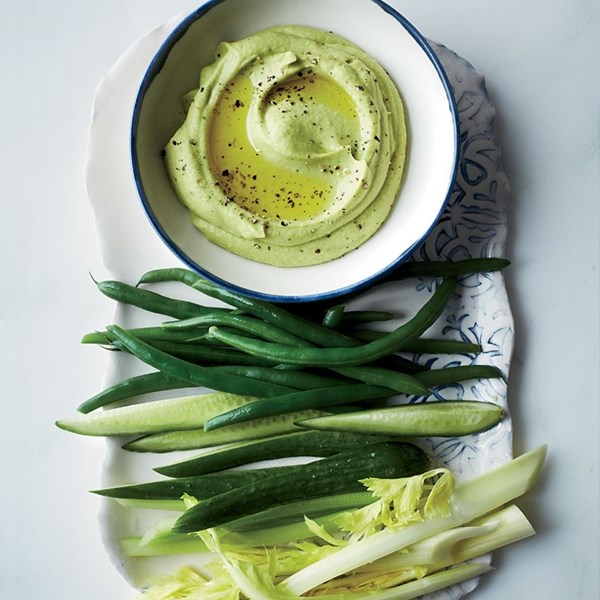 Avocado-hummus dip