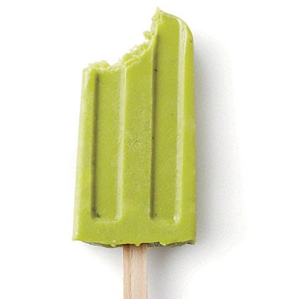 Avocado ice pops