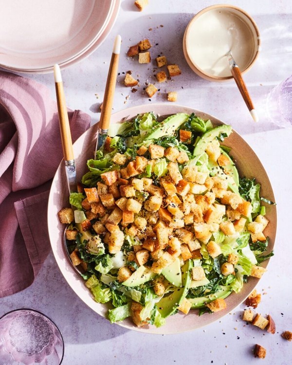 Avocado kale Caesar