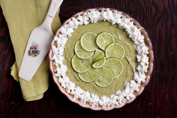 Avocado Key lime pie