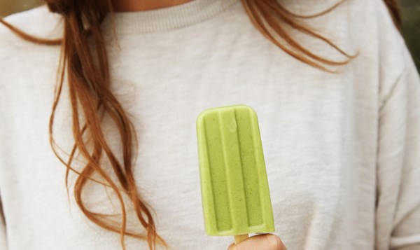 Avocado-lime ice pops