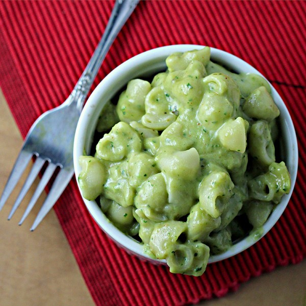 Avocado mac and cheese
