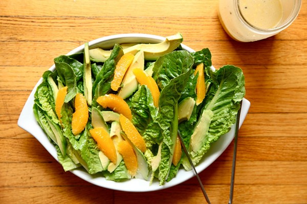 Avocado orange salad  