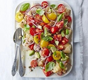 Avocado panzanella