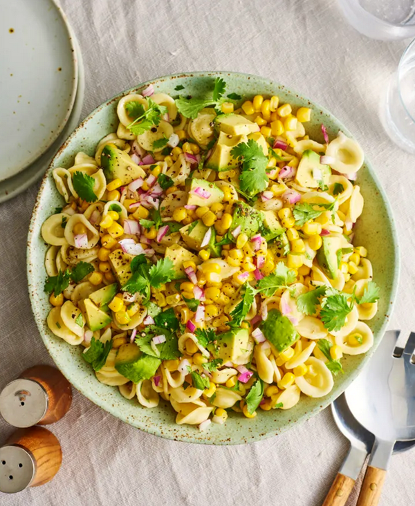 Avocado pasta salad