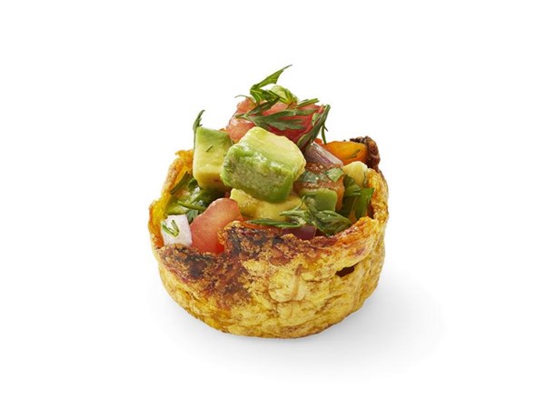 Avocado plantain cups