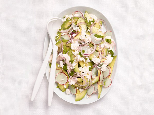 Avocado-radish salad