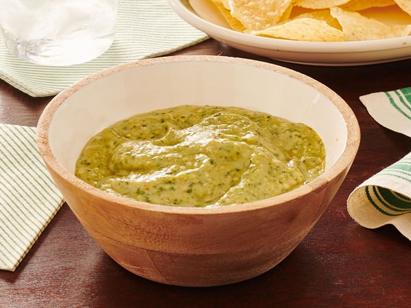Avocado salsa verde