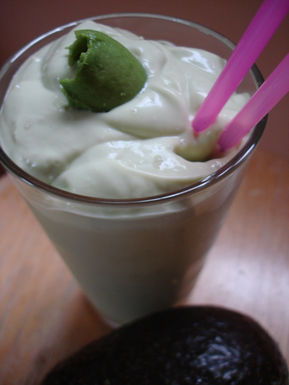 Avocado sea salt shake