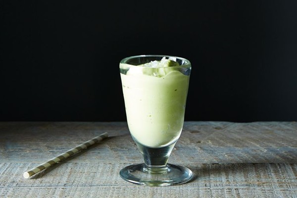 Avocado sea salt shakes