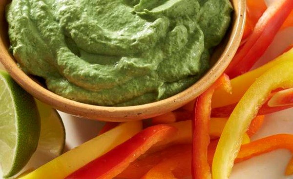 Avocado tahini dip