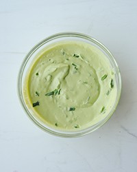 Avocado-tarragon dressing