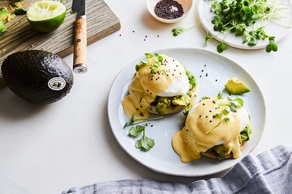 Avocado toast Benedict