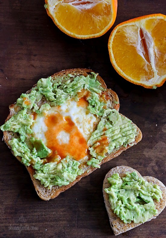 Avocado toast egg-in-a-hole