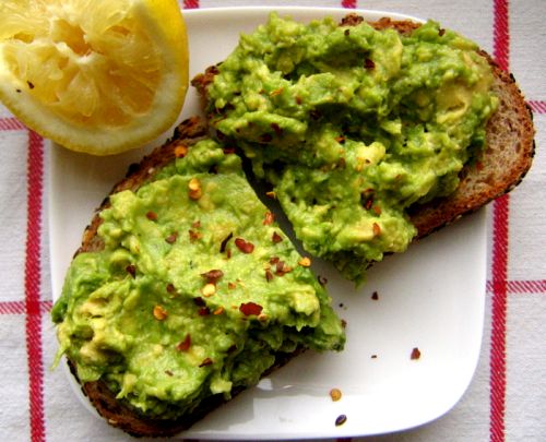 Avocado toast from Cafe Gitane