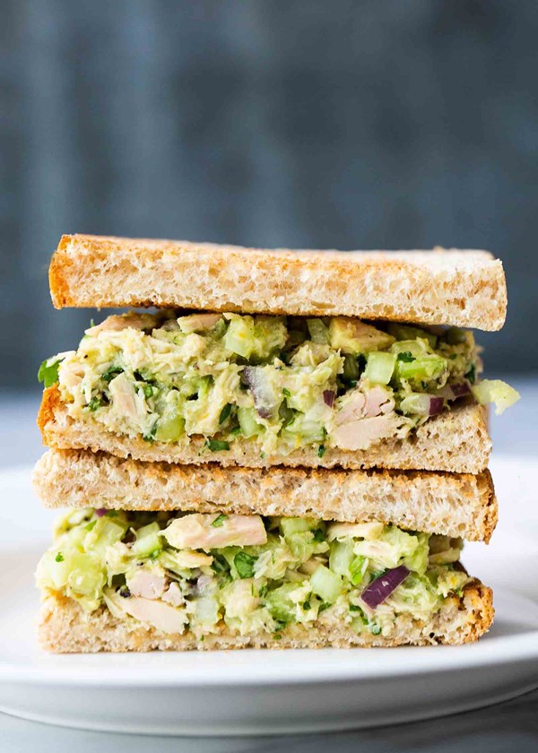 Avocado tuna salad