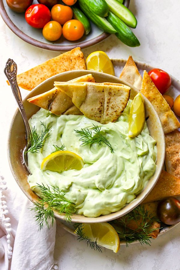 Avocado tzatziki