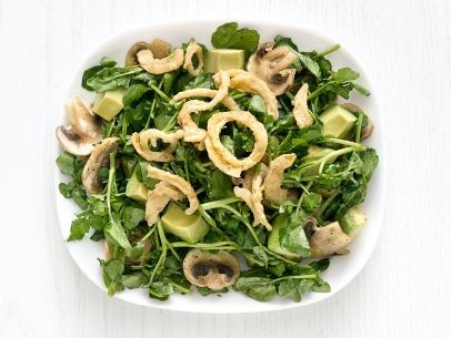 Avocado-watercress salad