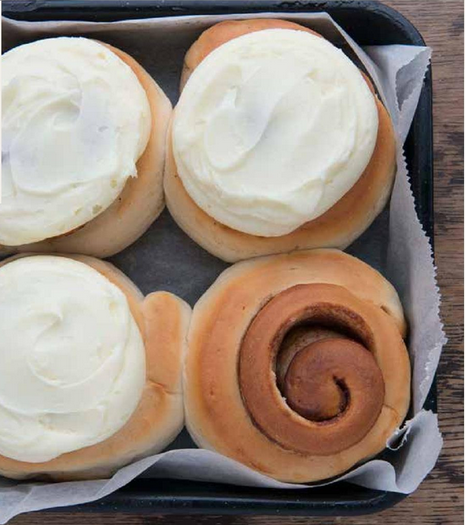 Award-winning cinnamon square buns