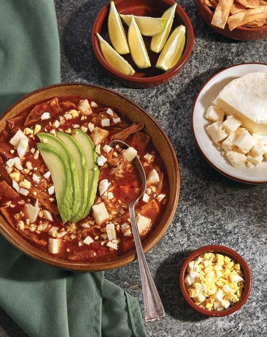Aztec soup (Sopa Azteca)