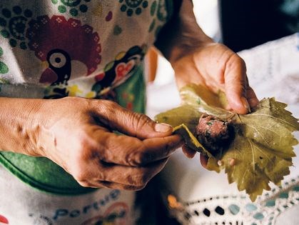 Baba Maral’s Azerbaijani stuffed vine leaves (Dolma)