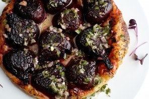 Baby beet tarte Tatin