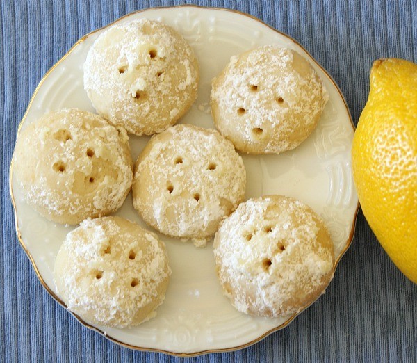 Baby button cookies