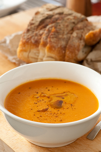 Baby carrot soup