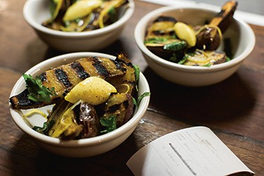 Baby kumara with preserved lemon, smoked butter & herbs
