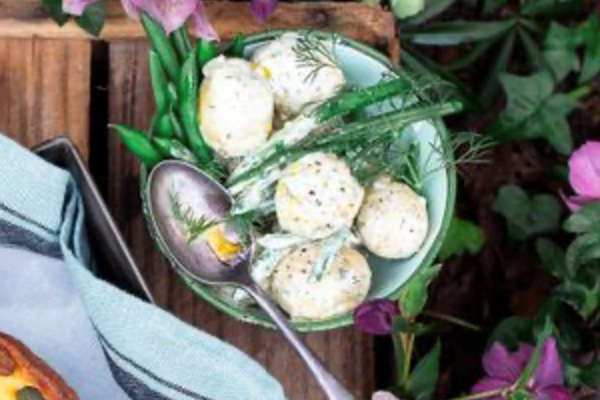 Baby potato and green bean salad