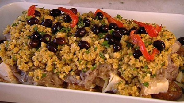 Bacalhau com broa