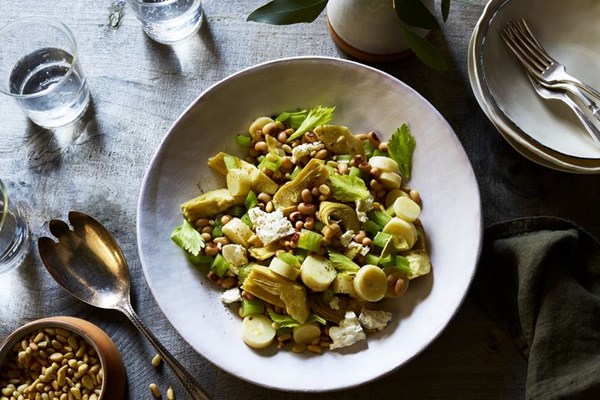 Back-pocket canned salad
